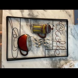 Beautiful Kitchen caffe metal wall decor